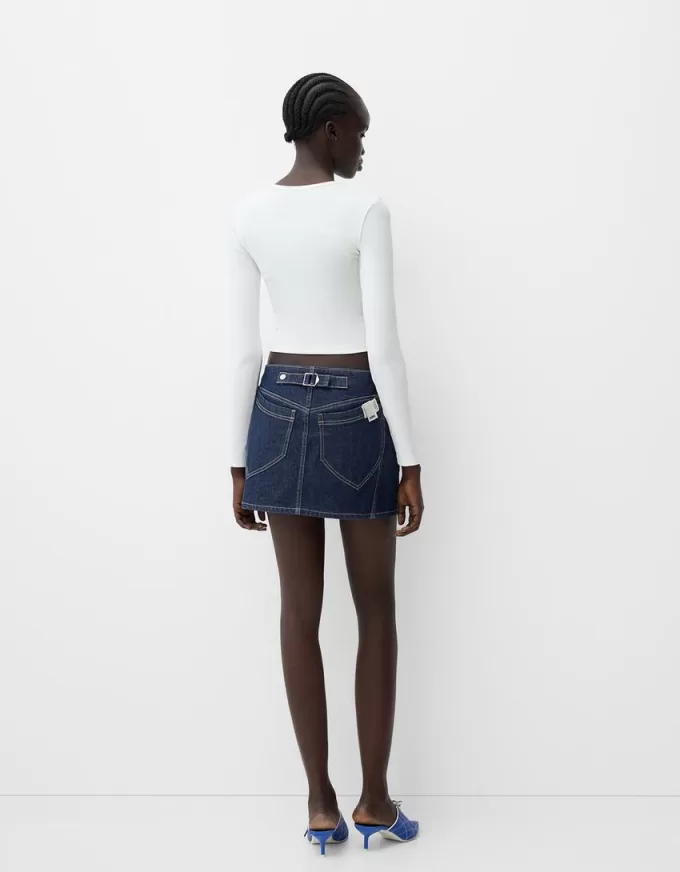 Fusta mini denim