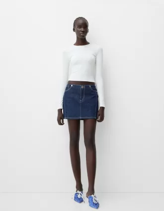 Fusta mini denim