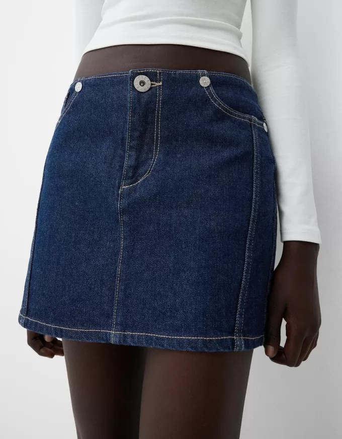 Fusta mini denim