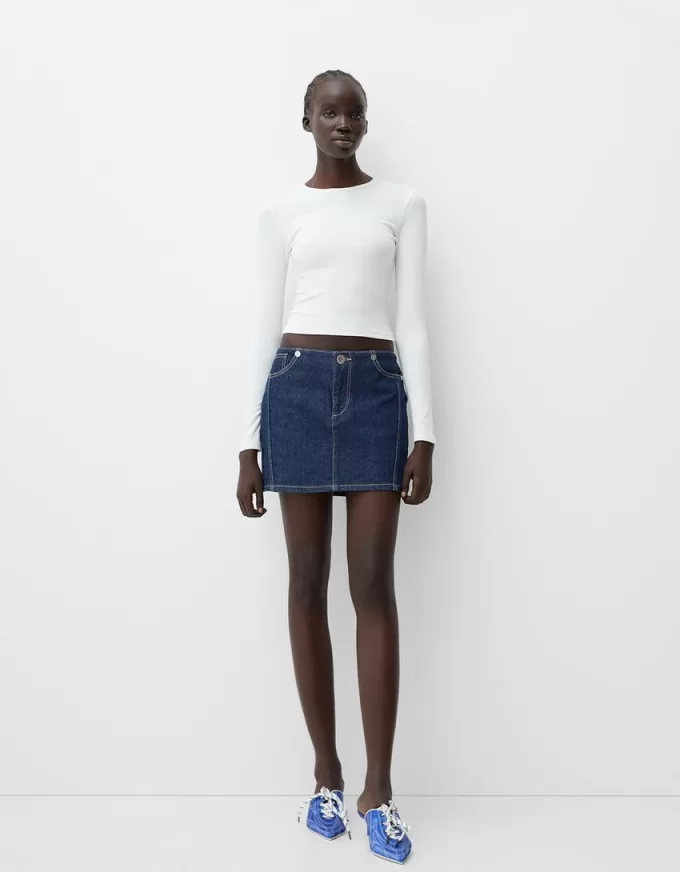 Fusta mini denim