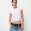 Fusta mini denim cu centura Fusta mini denim cu centura