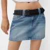 Fusta mini denim cu centura Fusta mini denim cu centura