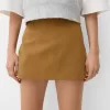 Fusta mini din piele intoarsa artificiala Fusta mini din piele intoarsa artificiala