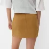 Fusta mini din piele intoarsa artificiala Fusta mini din piele intoarsa artificiala