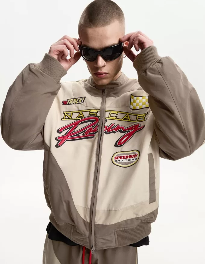 Geaca Nascar cu petice Geaca Nascar cu petice