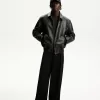 Geaca bomber din imitatie de piele Geaca bomber din imitatie de piele
