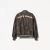 Geaca bomber din imitatie de piele Geaca bomber din imitatie de piele