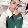 Geaca de piele artificiala varsity