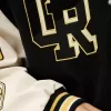 Geaca de varsity cu maneci contrastante