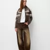 Geaca din imitatie de piele Geaca din imitatie de piele