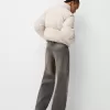 Geaca puf din imitatie de piele Geaca puf din imitatie de piele