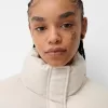 Geaca puf din imitatie de piele Geaca puf din imitatie de piele