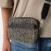 Geantă crossbody jacquard Geantă crossbody jacquard