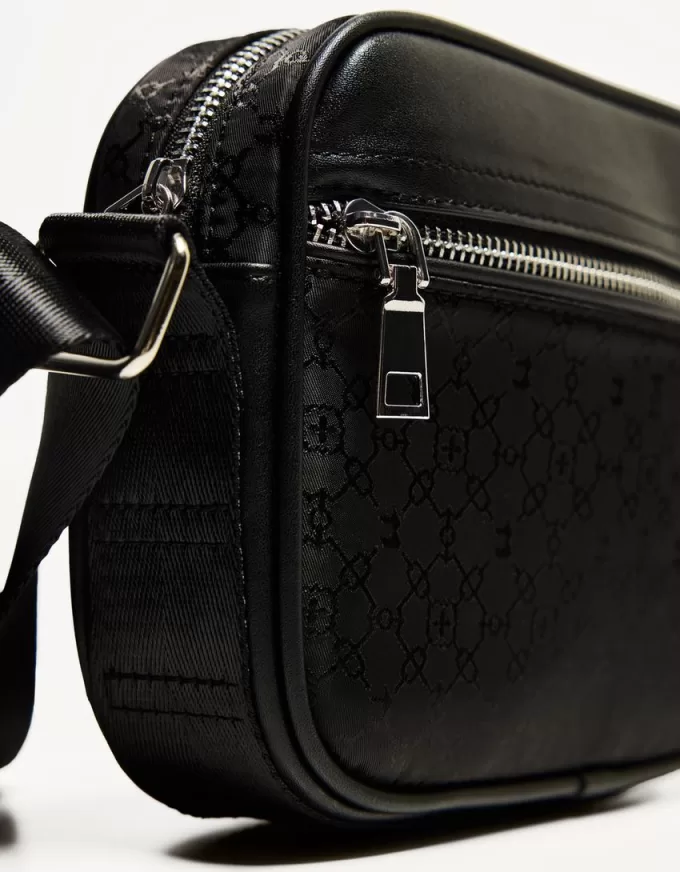 Geantă tip crossbody tehnică imprimată Geantă tip crossbody tehnică imprimată