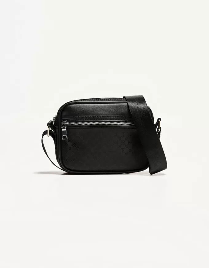 Geantă tip crossbody tehnică imprimată Geantă tip crossbody tehnică imprimată