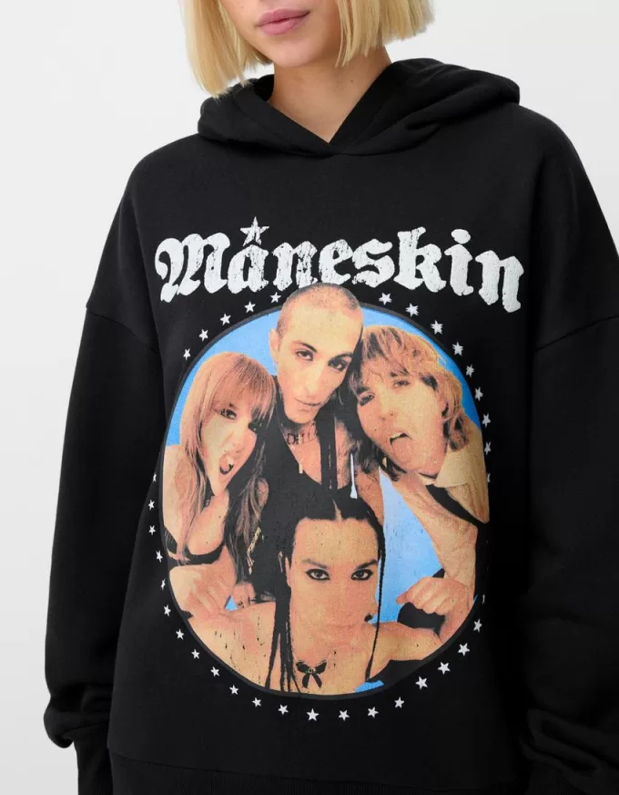 Hanorac Måneskin cu glugă