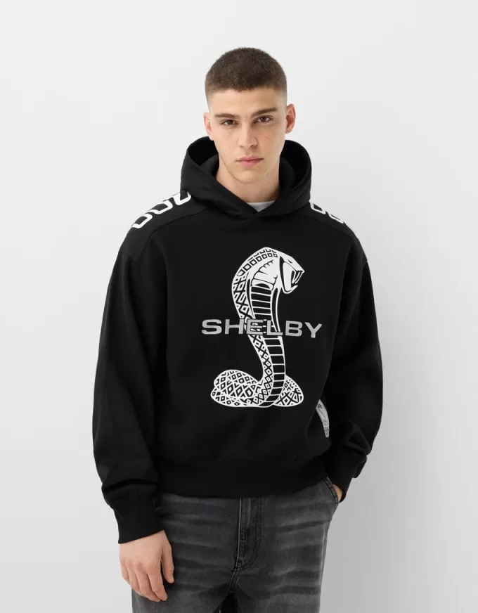 Hanorac cu glugă Shelby GT 500KR boxy fit Hanorac cu glugă Shelby GT 500KR boxy fit