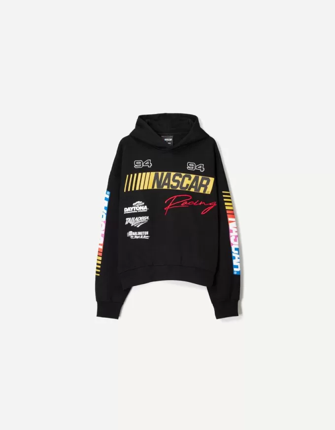 Hanorac cu glugă cu imprimeu Nascar Hanorac cu glugă cu imprimeu Nascar
