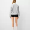 Hanorac oversize cu buzunare laterale Hanorac oversize cu buzunare laterale