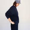 Hanorac oversize cu buzunare laterale Hanorac oversize cu buzunare laterale