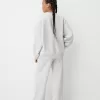 Hanorac oversize cu buzunare laterale Hanorac oversize cu buzunare laterale