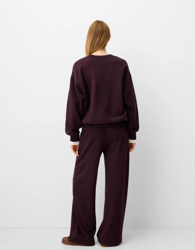 Hanorac oversize cu buzunare laterale Hanorac oversize cu buzunare laterale