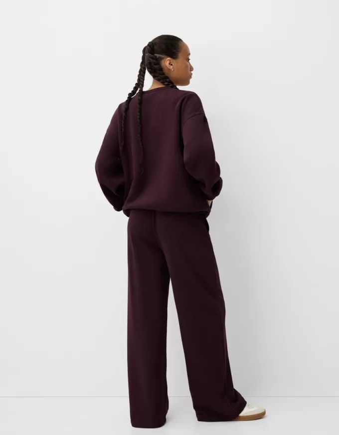 Hanorac oversize cu buzunare laterale Hanorac oversize cu buzunare laterale