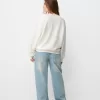 Hanorac oversize cu buzunare laterale Hanorac oversize cu buzunare laterale