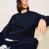 Hanorac oversize cu buzunare laterale Hanorac oversize cu buzunare laterale