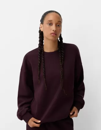 Hanorac oversize cu buzunare laterale