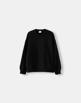 Hanorac oversize cu buzunare laterale