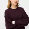 Hanorac oversize cu buzunare laterale Hanorac oversize cu buzunare laterale