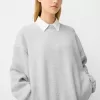 Hanorac oversize cu buzunare laterale Hanorac oversize cu buzunare laterale