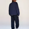 Hanorac oversize cu buzunare laterale Hanorac oversize cu buzunare laterale