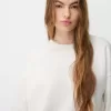 Hanorac oversize cu buzunare laterale Hanorac oversize cu buzunare laterale