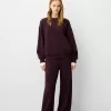 Hanorac oversize cu buzunare laterale Hanorac oversize cu buzunare laterale