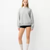 Hanorac oversize cu buzunare laterale Hanorac oversize cu buzunare laterale
