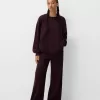 Hanorac oversize cu buzunare laterale Hanorac oversize cu buzunare laterale