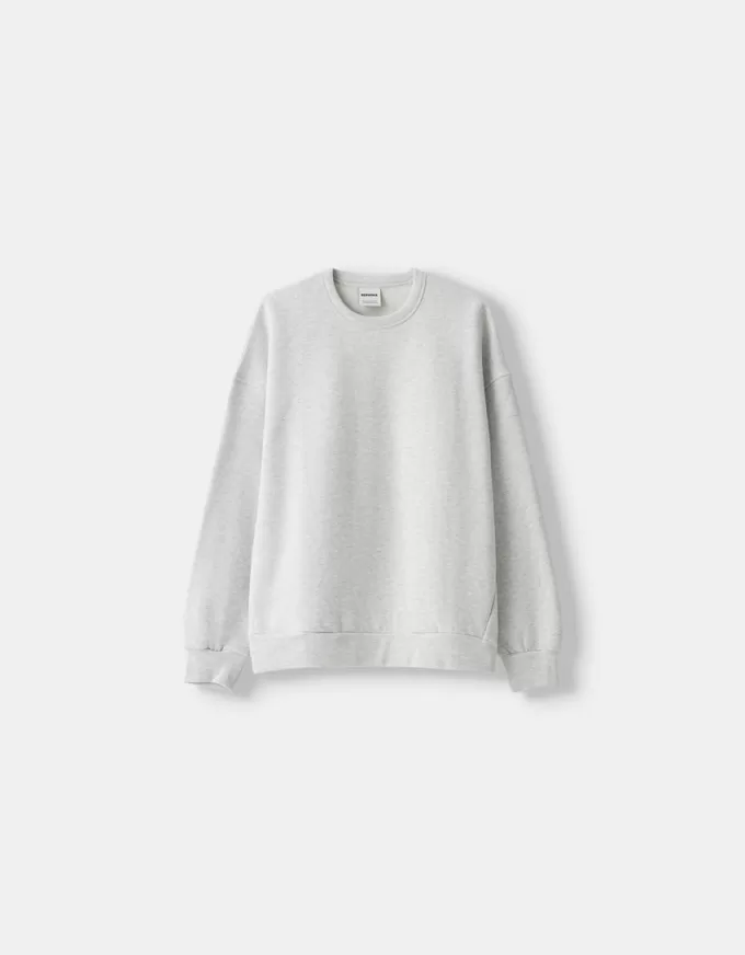 Hanorac oversize cu buzunare laterale Hanorac oversize cu buzunare laterale
