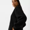 Hanorac oversize cu buzunare laterale Hanorac oversize cu buzunare laterale
