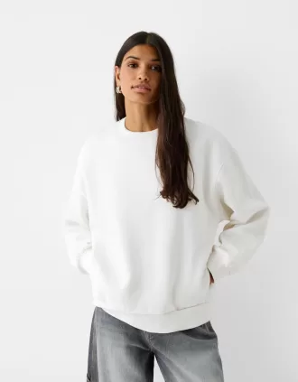 Hanorac oversize cu buzunare laterale