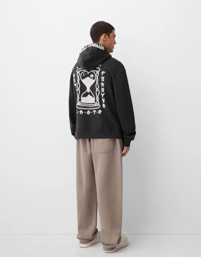 Hanorac oversize imprimat Hanorac oversize imprimat