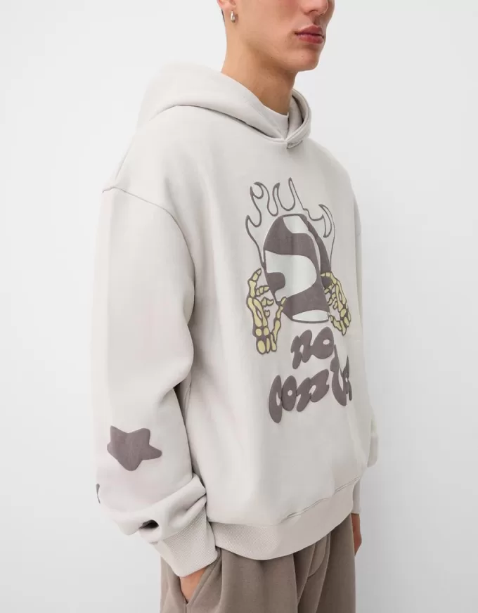 Hanorac oversize imprimat Hanorac oversize imprimat