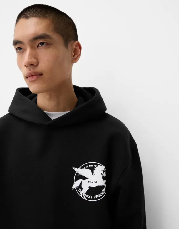 Hanorac oversize imprimat Hanorac oversize imprimat