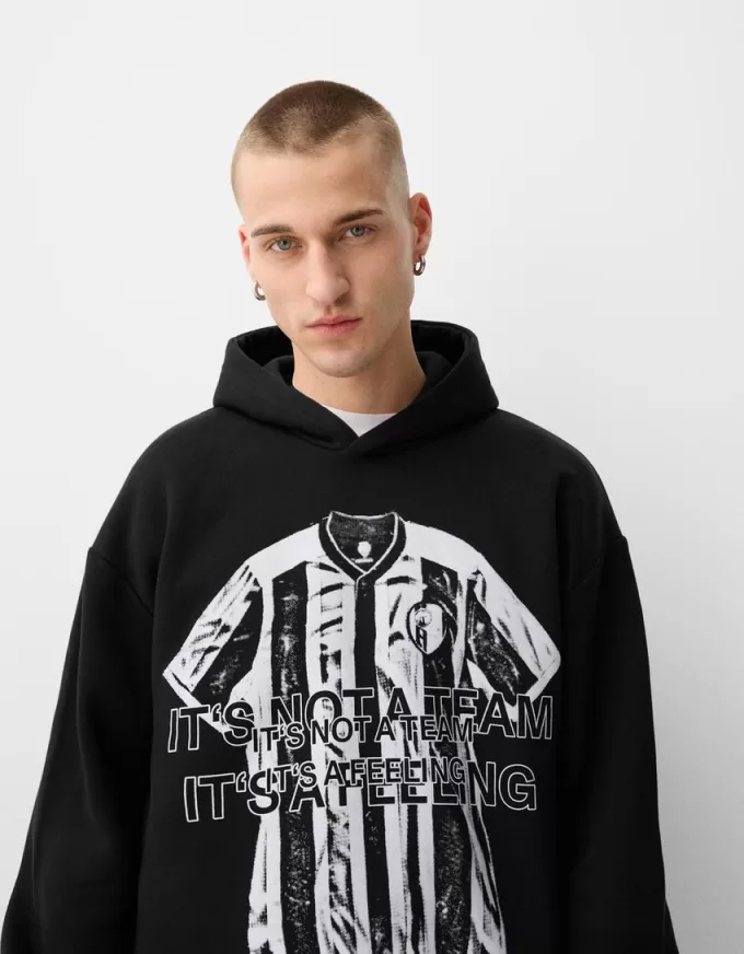 Hanorac oversize imprimat Hanorac oversize imprimat
