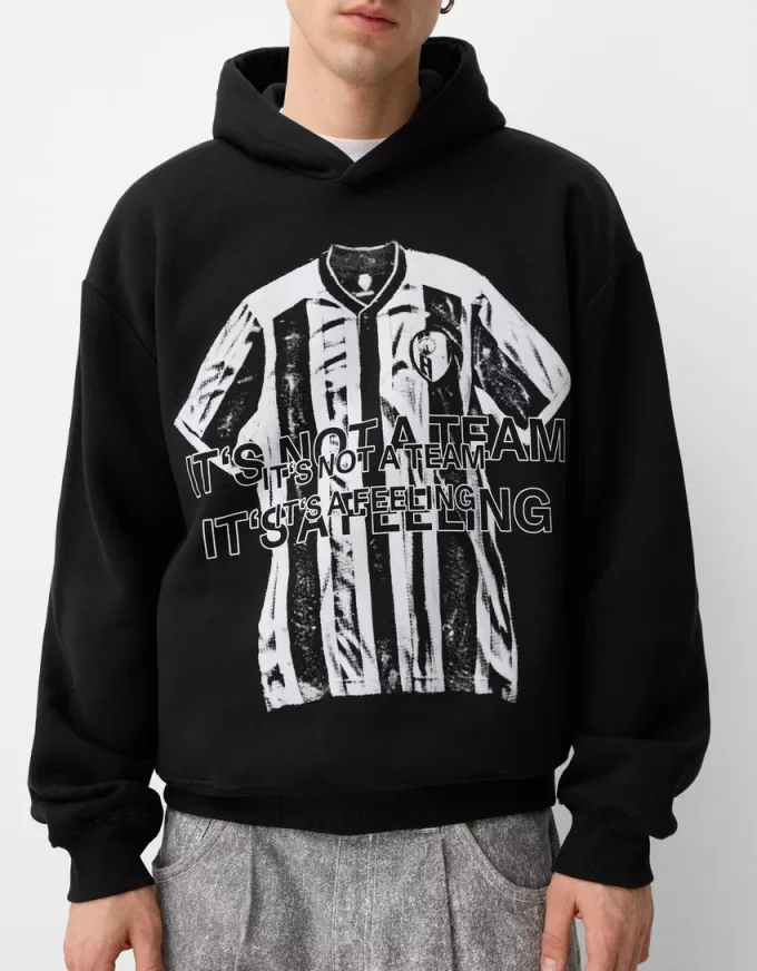 Hanorac oversize imprimat Hanorac oversize imprimat