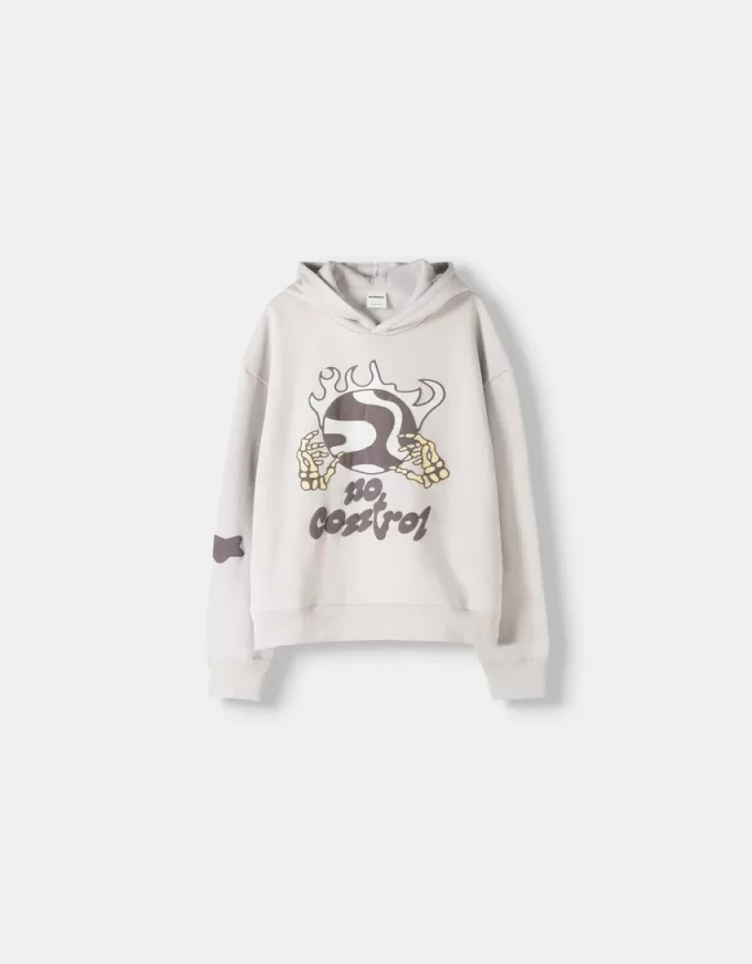 Hanorac oversize imprimat Hanorac oversize imprimat