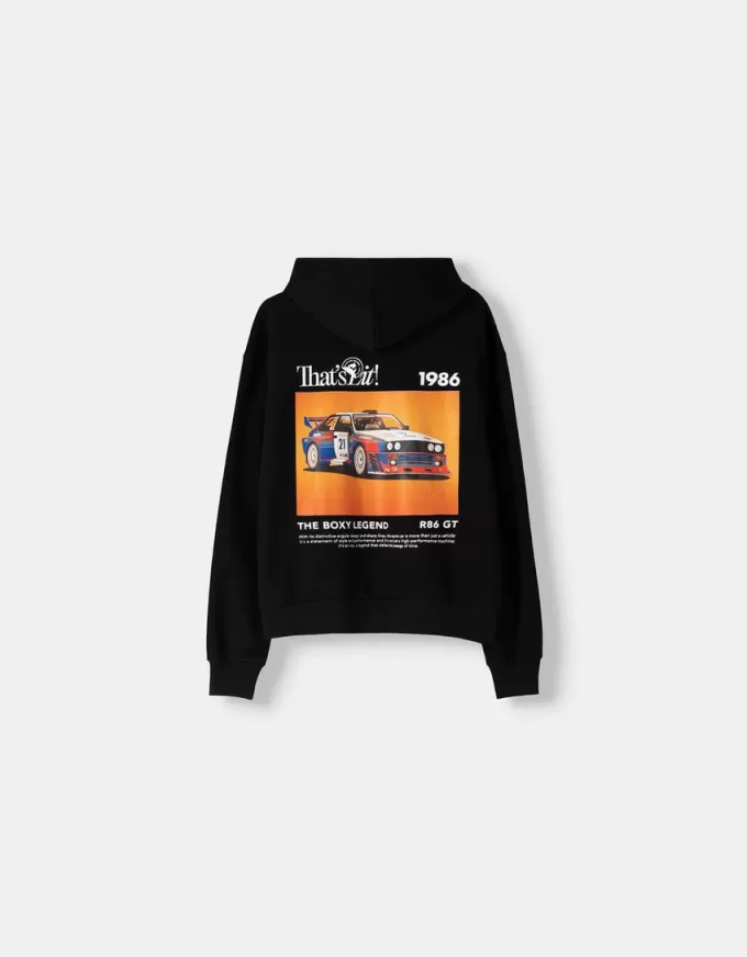 Hanorac oversize imprimat Hanorac oversize imprimat