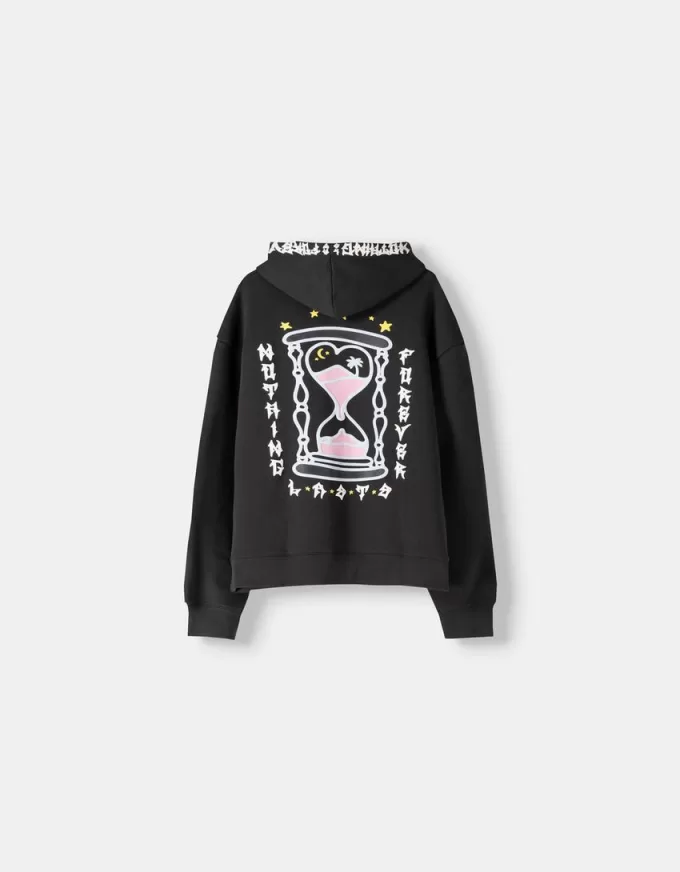 Hanorac oversize imprimat Hanorac oversize imprimat