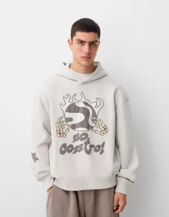 Hanorac oversize imprimat